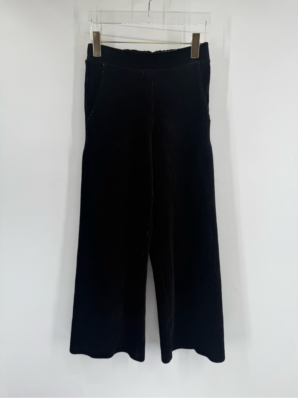Stateside black corduroy with white size xs